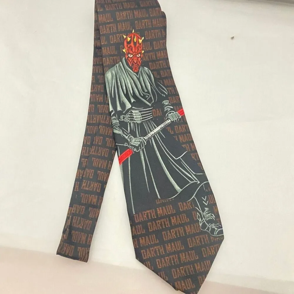 #5653 Star Wars Darth Maul Novelty Mens Necktie, Tie 58X4